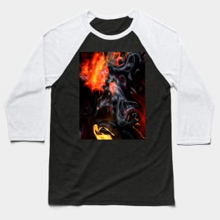 Smokin' Hot - Abstract Design Baseball T-Shirt